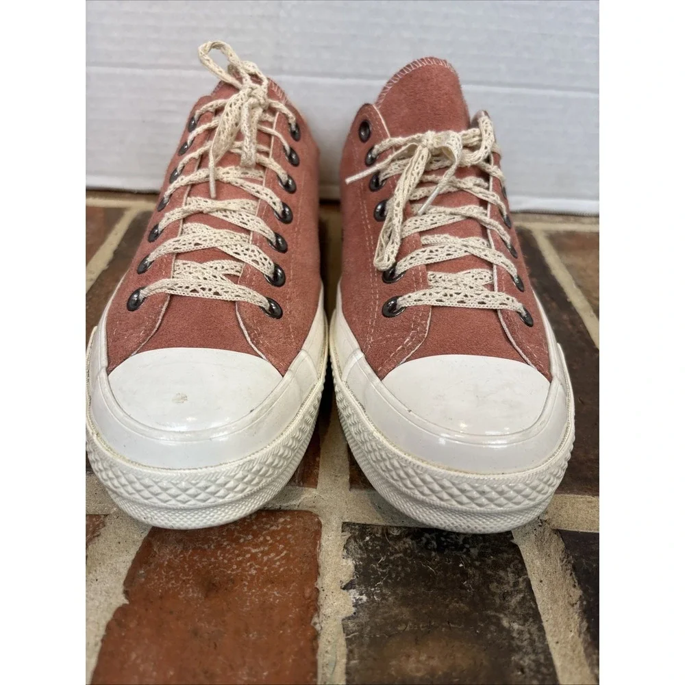 Converse Chuck Taylor All-Star Low Top Sneakers Women's 11 Men 9 Pink/white - Picture 3 of 7